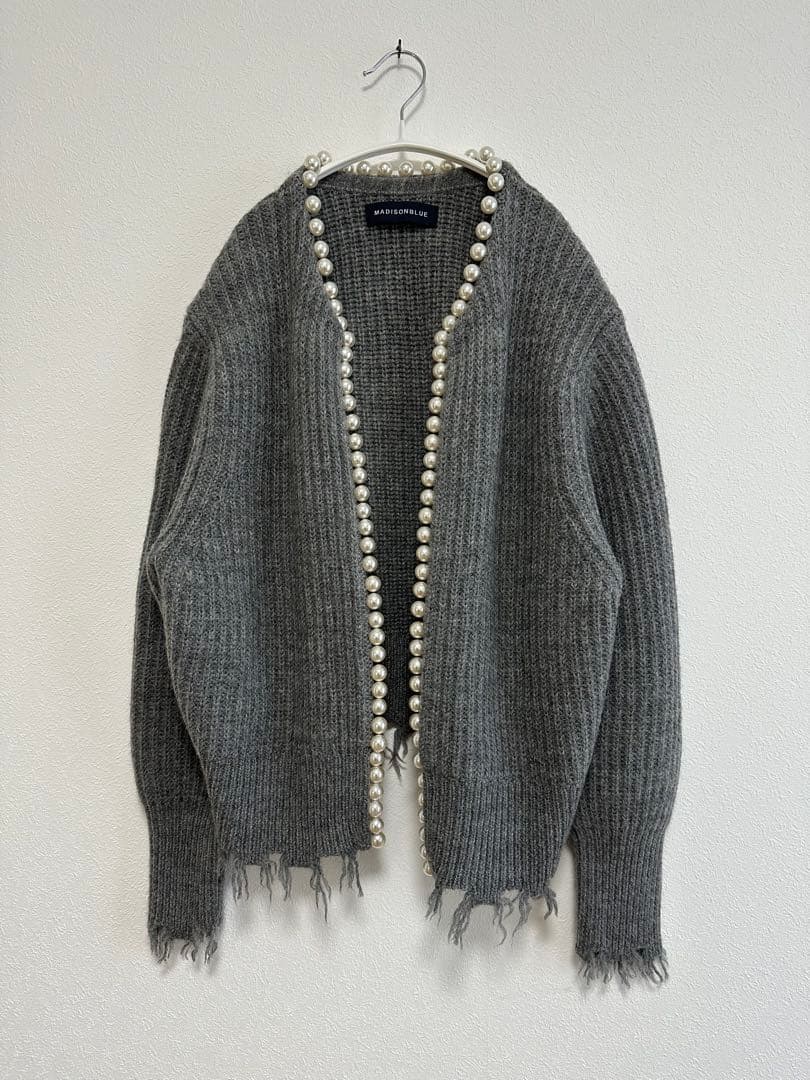 MADISONBLUE パールボタンカーディガン　Deuxieme Classe
