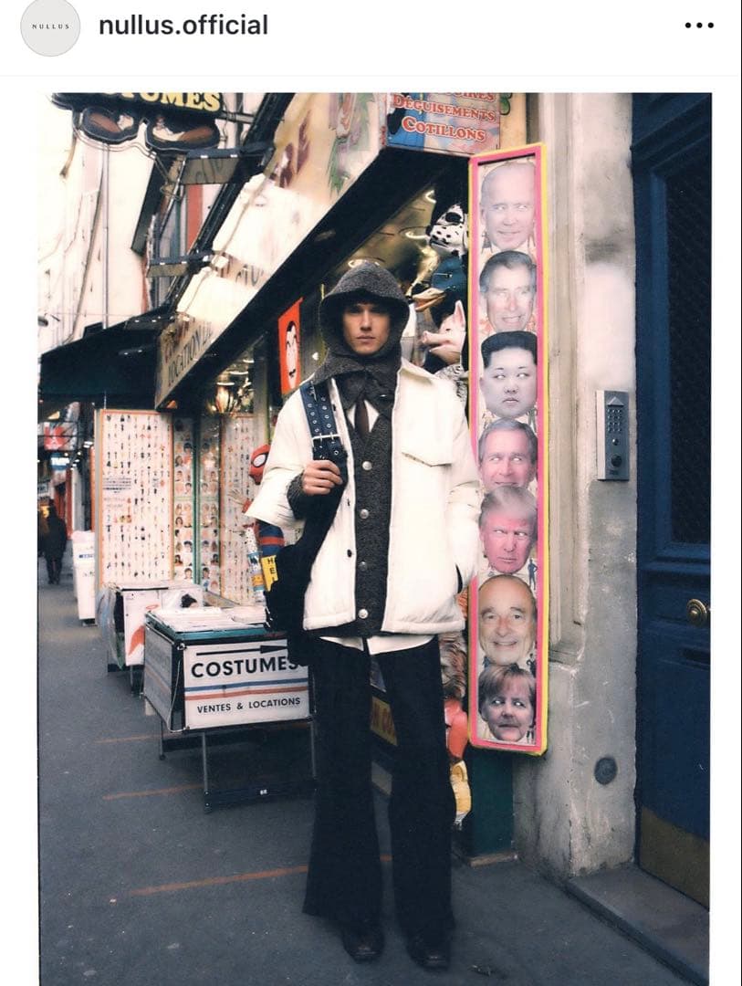 小物 NULLUS 24aw DRAPED BALACLAVA