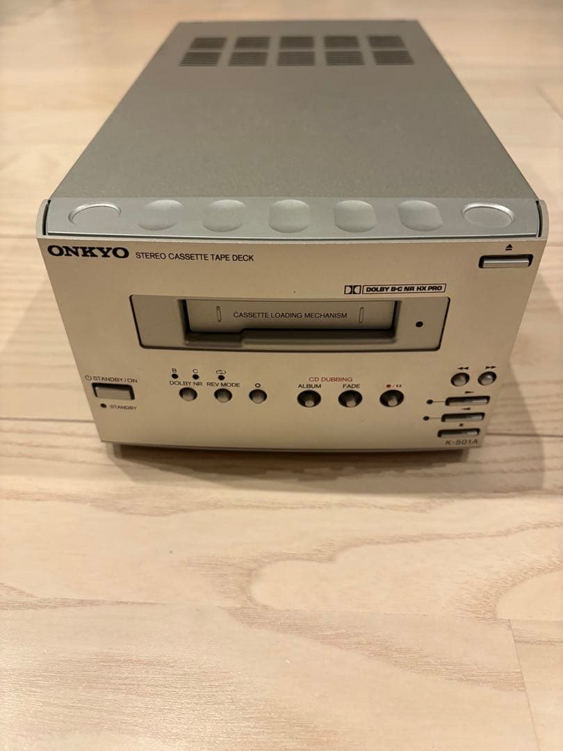 【動作確認済】ONKYO K-501A ステレオ カセットテープデッキ