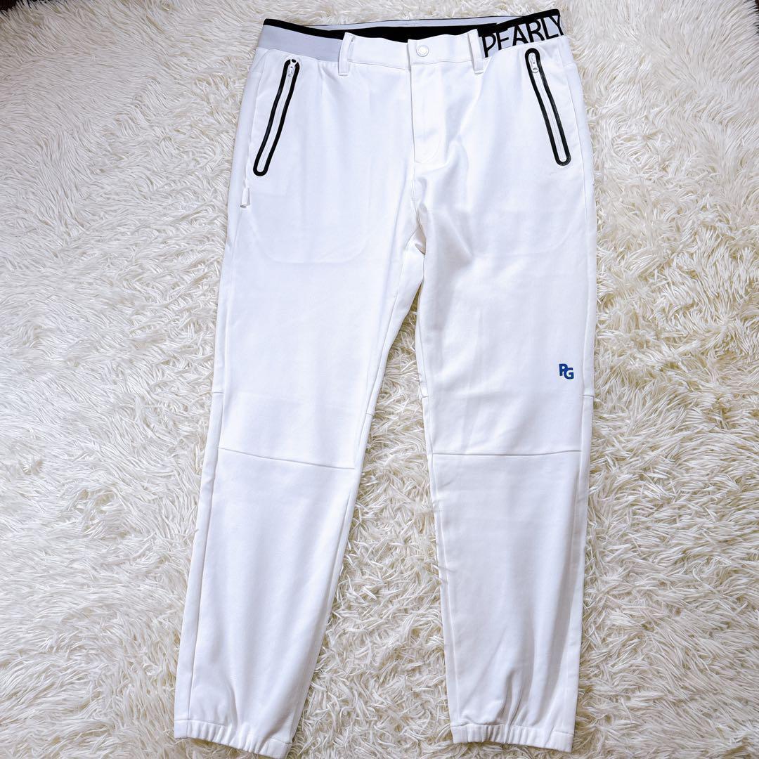 極美品☆サイズ6☆2024年　パーリーゲイツ ジョガーパンツ　ウエストゴムロゴ