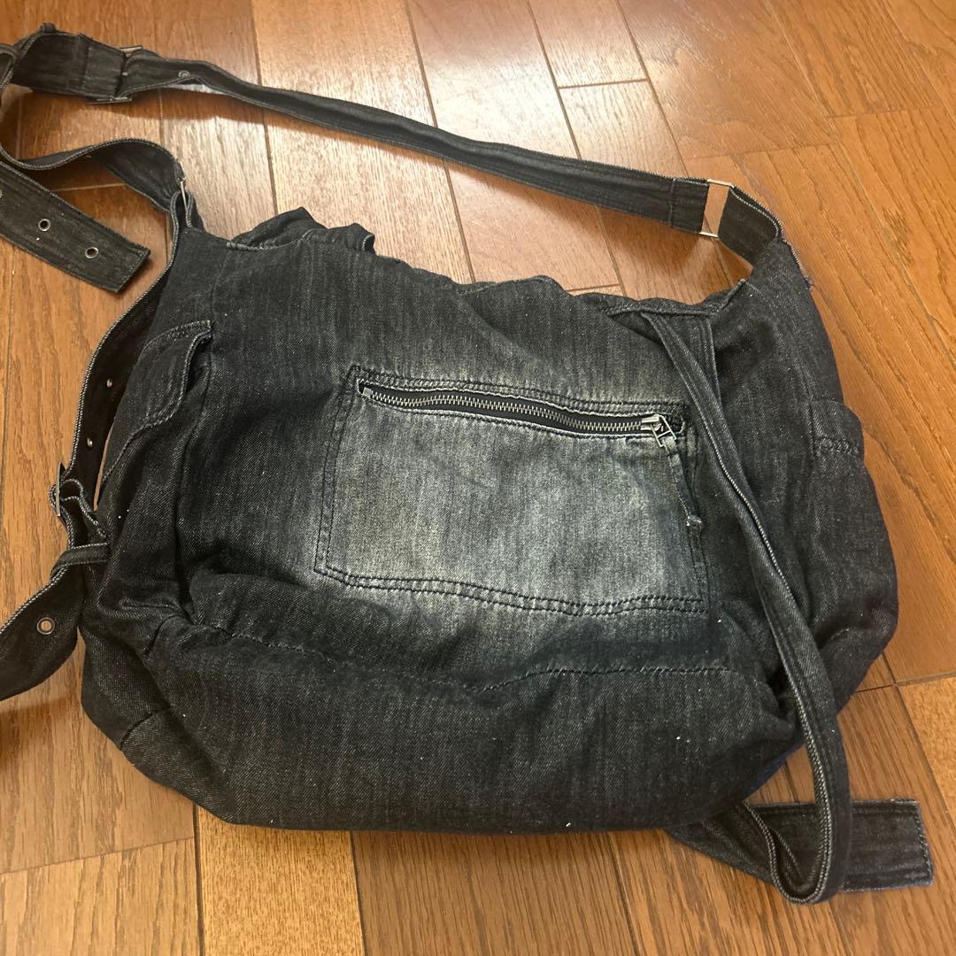 Jaded London デニム風 メッセンジャーバッグ