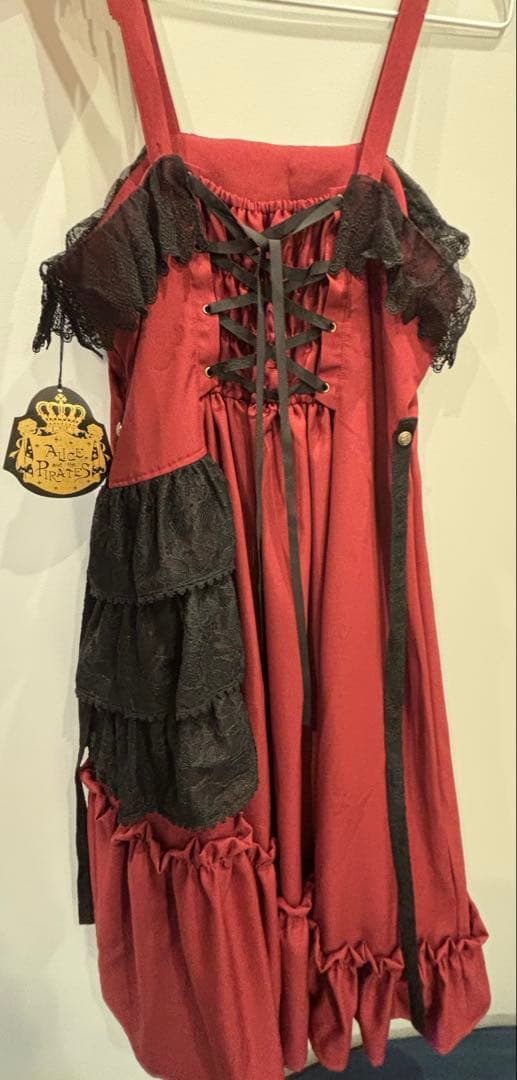 【アリスアンドザパイレーツ】Dark racy Floraジャンパースカート