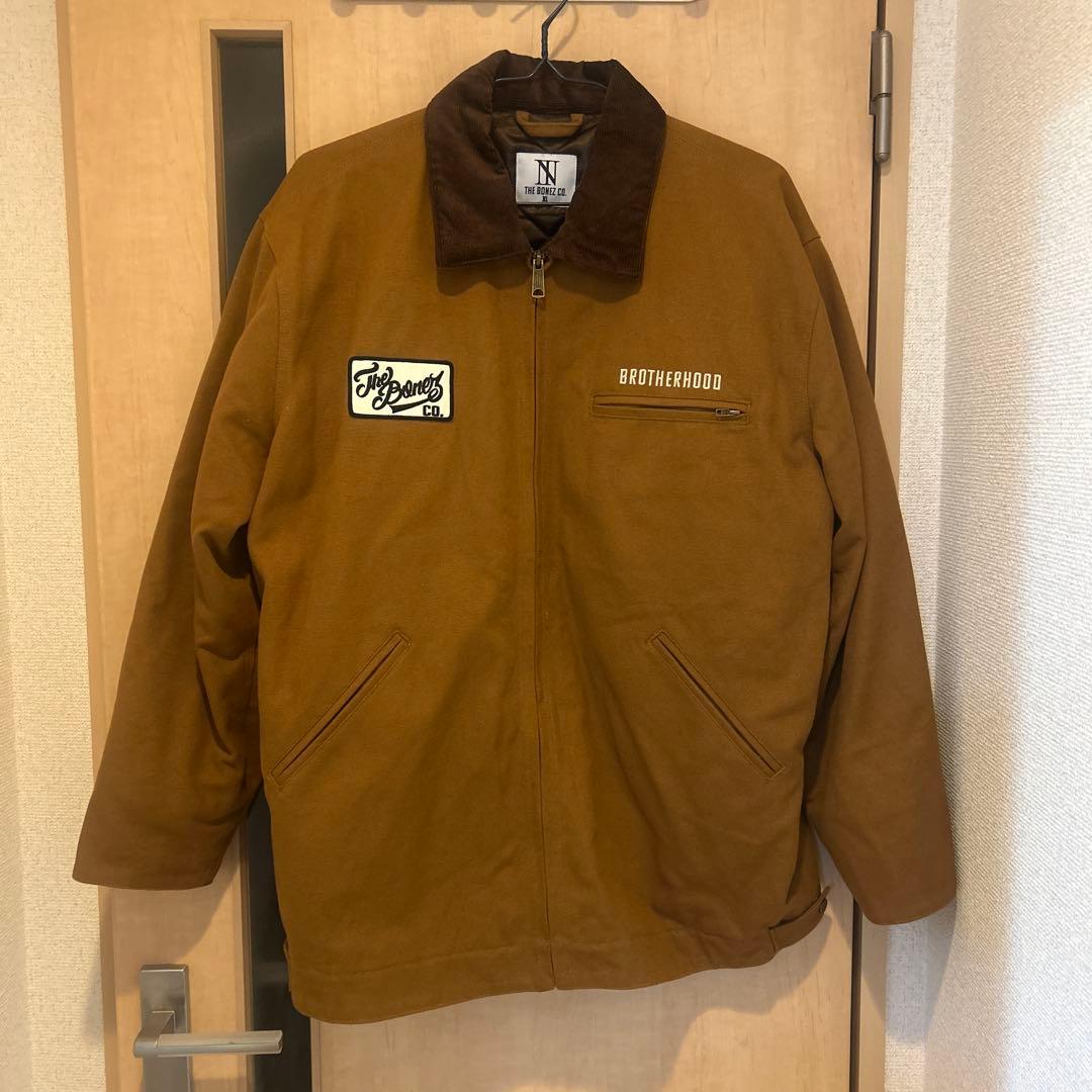 The BONEZ DUCK JACKET Brown XL 試着のみ