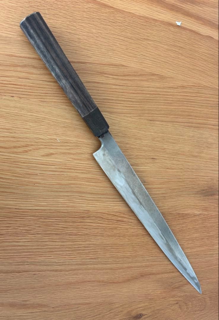 メーカー不明【光清？】柳刃包丁、まあまあ綺麗‼️刃渡り30㎝、全長47㎝