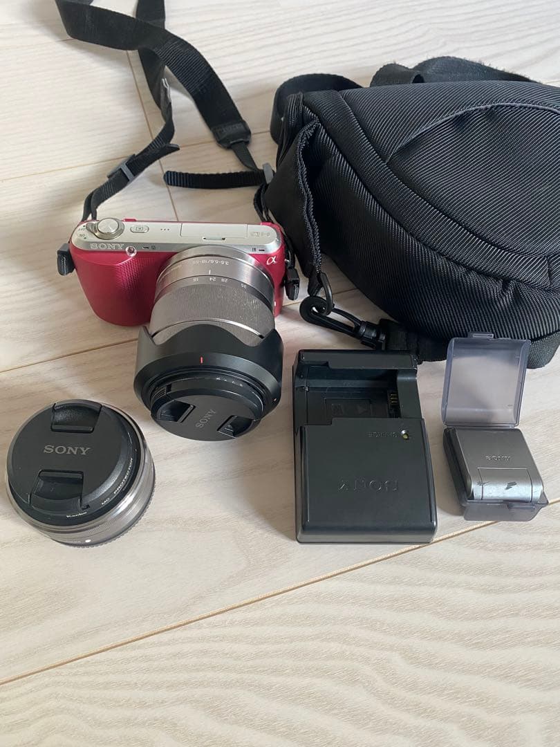 【付属品有りお得！！】SONY NEX-C3 ダブルレンズキット動作確認済み