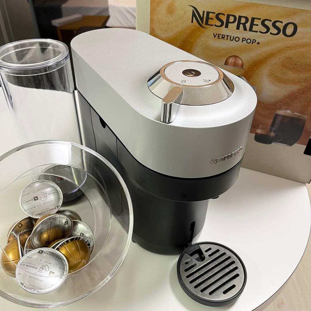 ヴァーチュオ ポップ + ネスプレッソ シルバー ポップ プラス