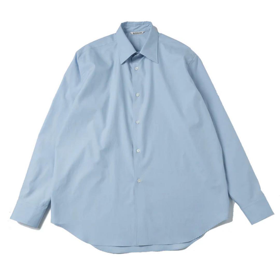 AURALEE/オーラリーWASHED FINX TWILL SHIRTサイズ5
