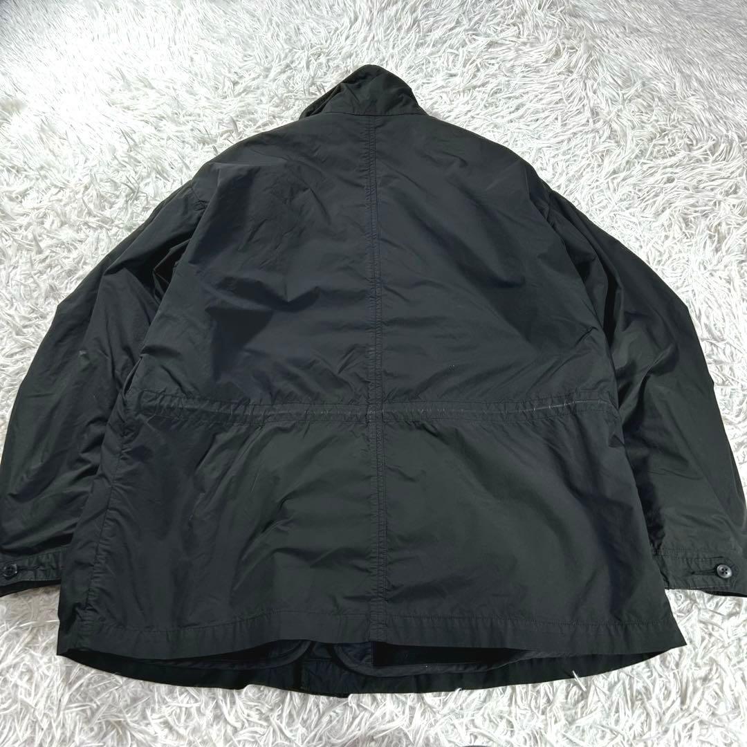 ATON VENTILE NYLON SHORT MODS COAT 02 黒