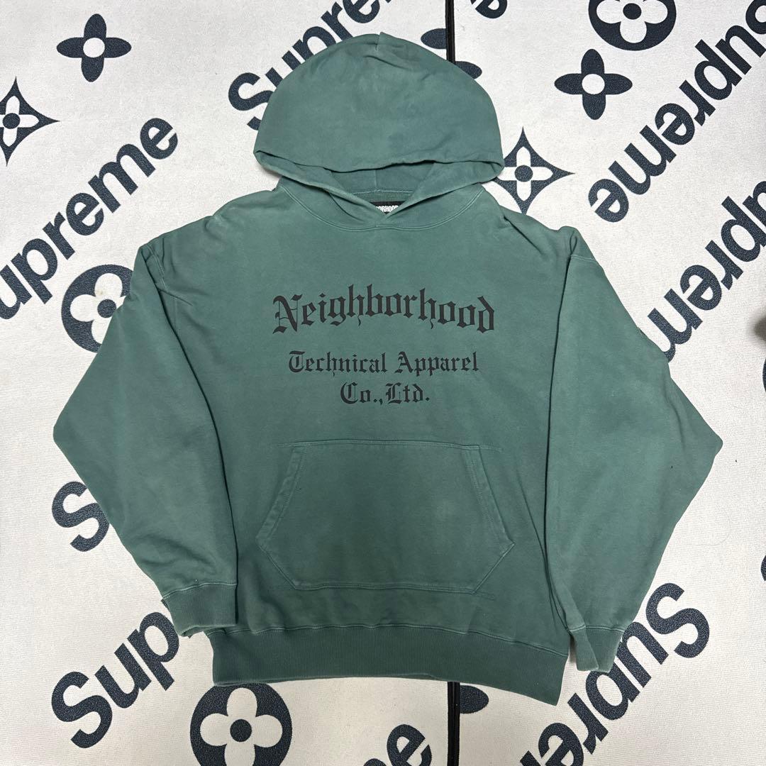 Neighborhood ネイバーフッドパーカー Lサイズ グリーン