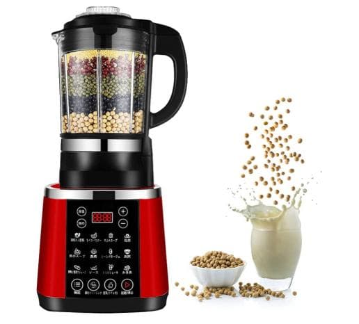 豆乳機ミキサー  レッド