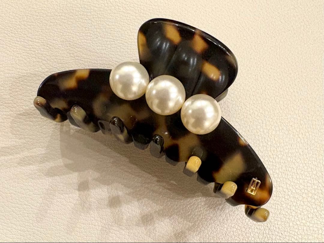 アレクサンドルドゥパリ M クリップ トーキョー パール ヘアクリップ べっ甲