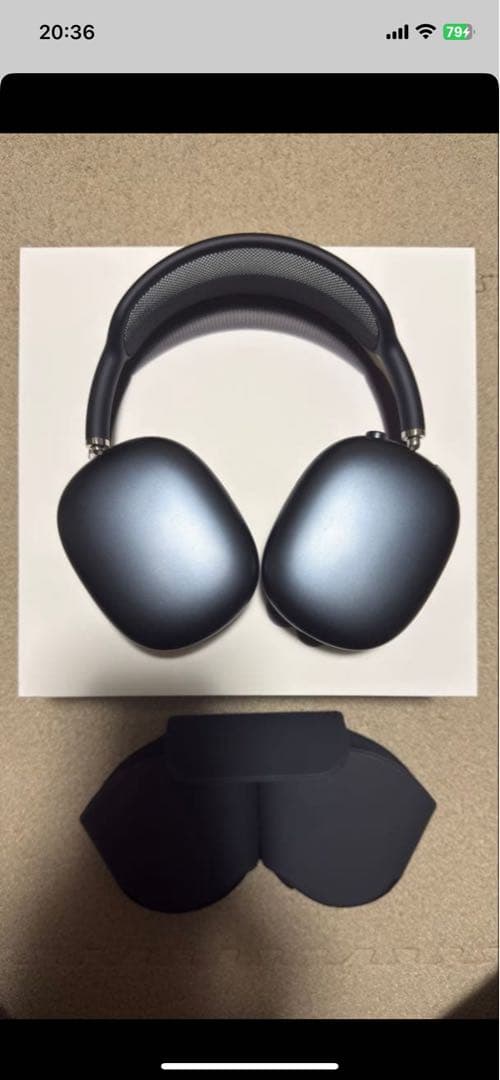 kj販売 AirPods Max ミッドナイト USB-C対応 箱あり