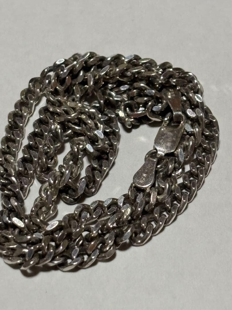 R　シルバー チェーン ネックレス　925 喜平　 ユニセックス約45cm