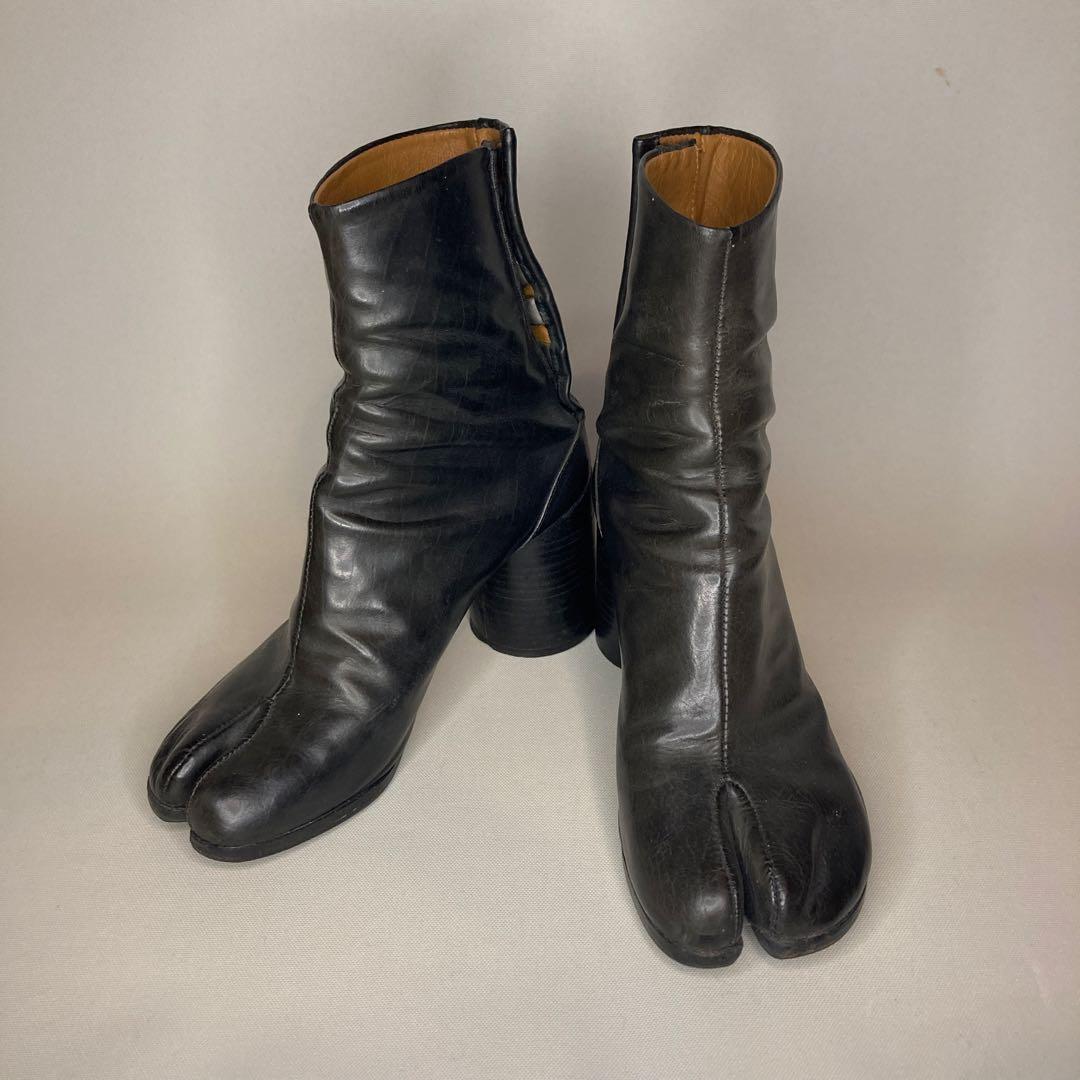 マルタンマルジェラ タビブーツ 36 ブラック ヴィンテージ　初期モデル