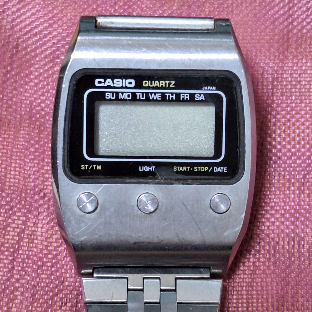 CASIO 50QS-17 デジタル腕時計 クォーツ式 シルバー