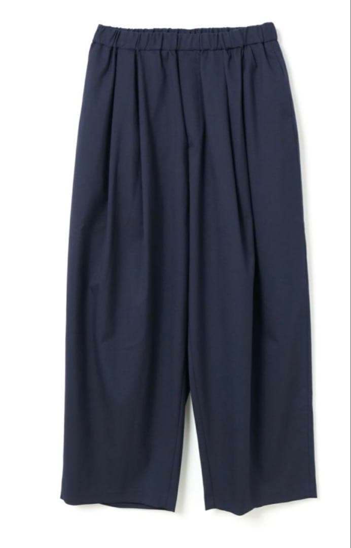 ミズイロインド　wide tuck パンツ