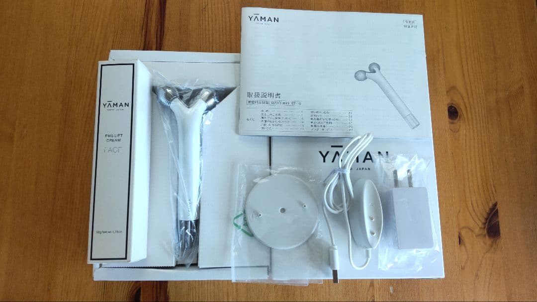 YAMAN 美顔器 WAVYmini EMSマッサージクリーム50gセット