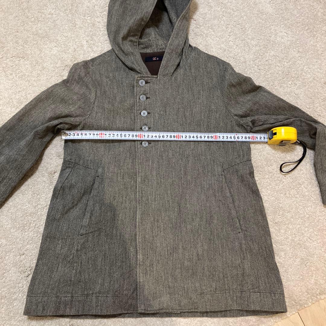 45rpm ハーフコート フード付き グレイ サイズ3