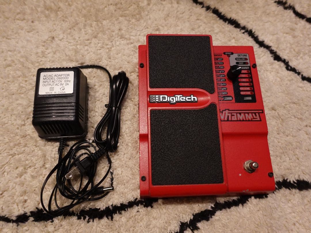 DigiTech Whammy 4 エフェクター レッド ACアダプター付き