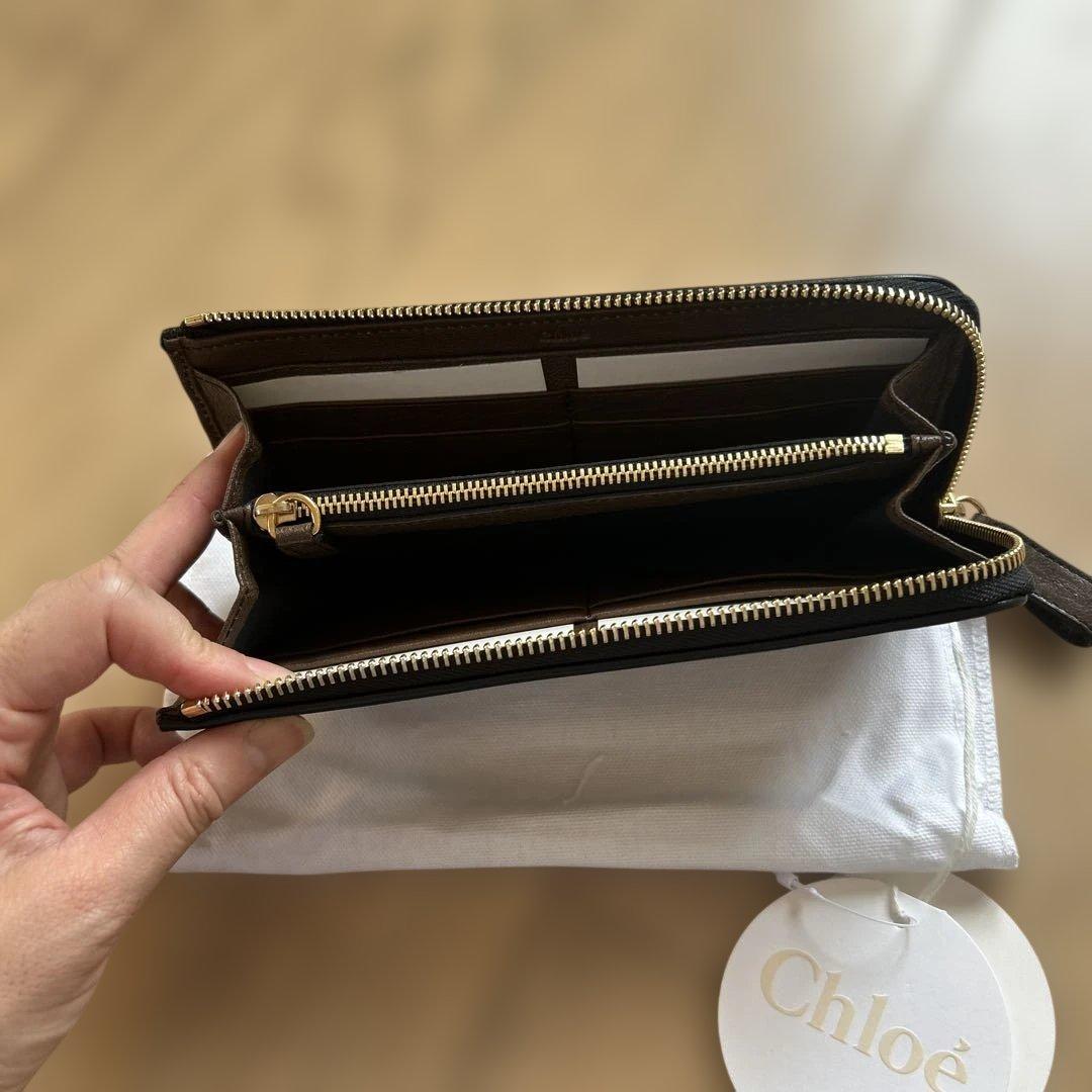 クロエ　レディース　長財布　ファスナー