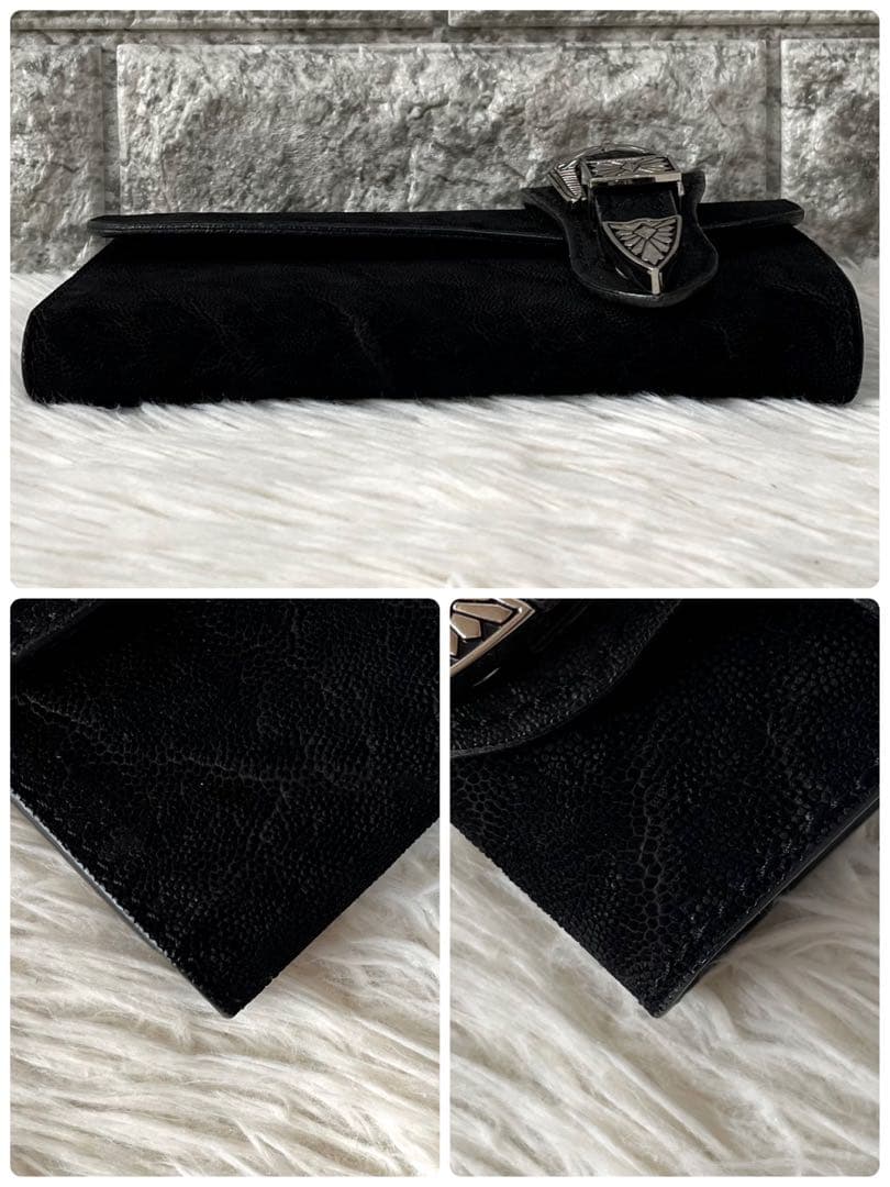 【新品未使用】ALUZUNI アルズニ　エレファントレザー　象革　長財布