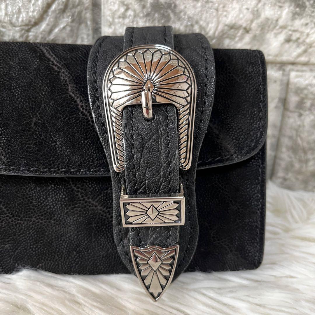 【新品未使用】ALUZUNI アルズニ　エレファントレザー　象革　長財布