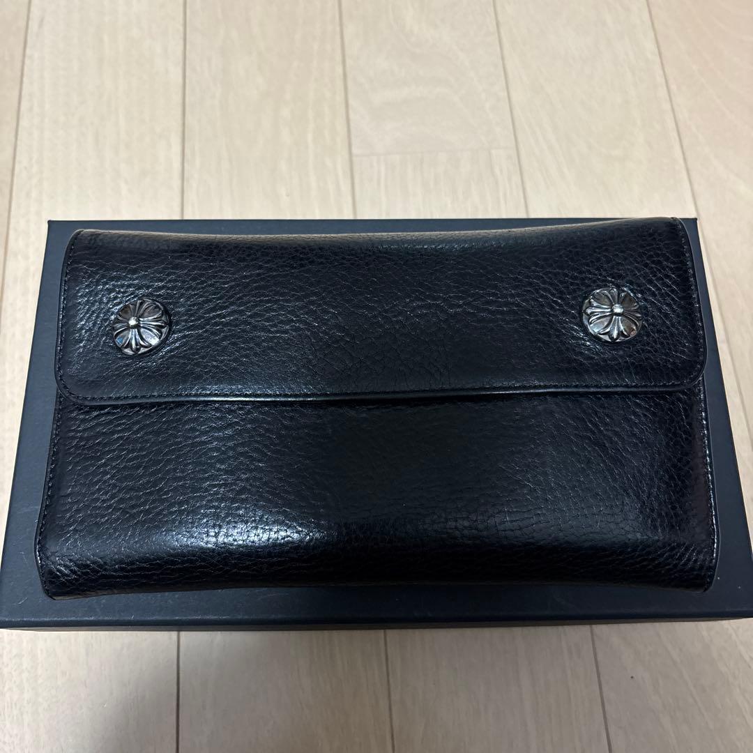★正規品★クロムハーツ WAVE ウェーブ ウォレット　インボイス原本・箱付