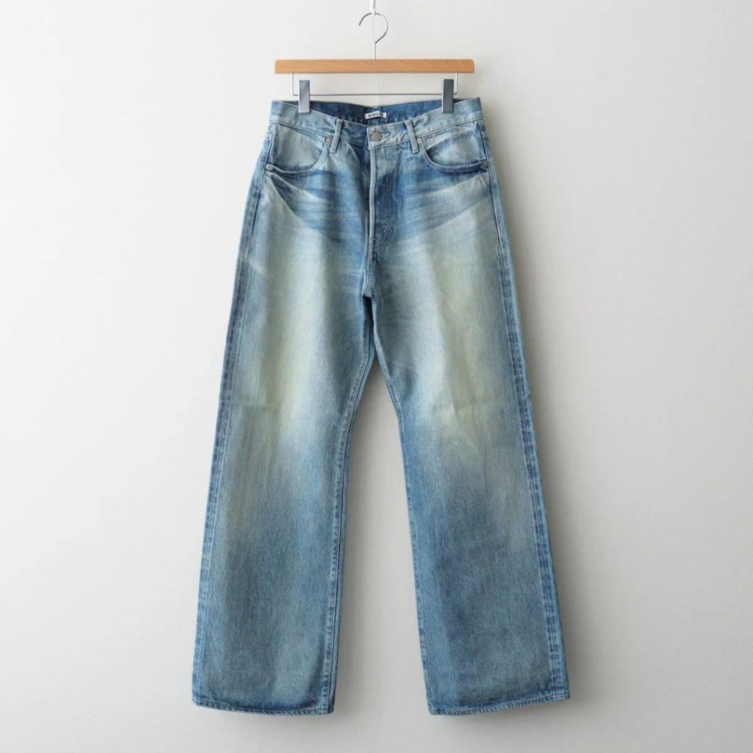 パンツ AURALEE SELVEDGE FADED HEAVY DENIM 25AW