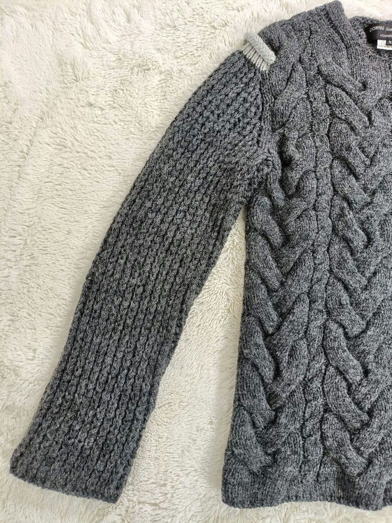 COMME des GARCONS HOMME PLUS ケーブルニット M