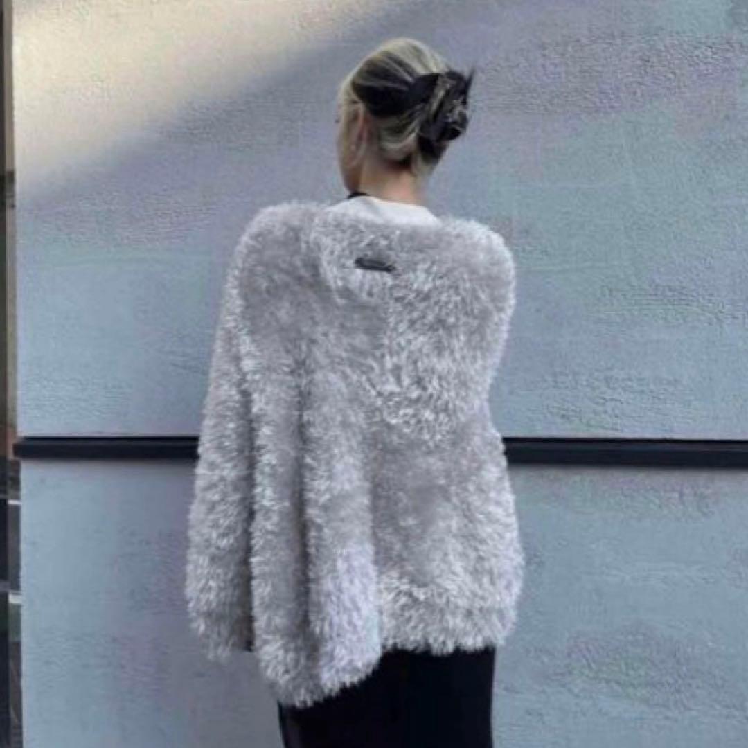 トップス melt the lady basic shaggy cardigan