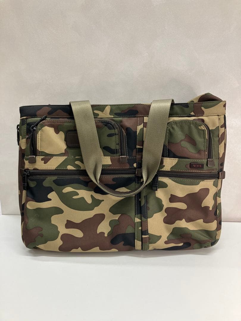 TUMI トゥミ SHIPS別注 迷彩 カモフラ トートバッグ 【A947】