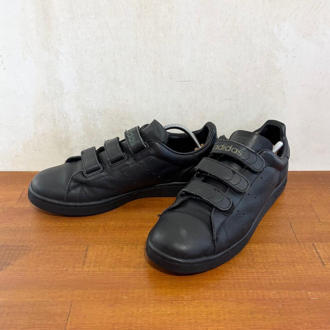 99年製　美品　アディダス　スタンスミス　27.0センチ　ベルクロ　黒　748