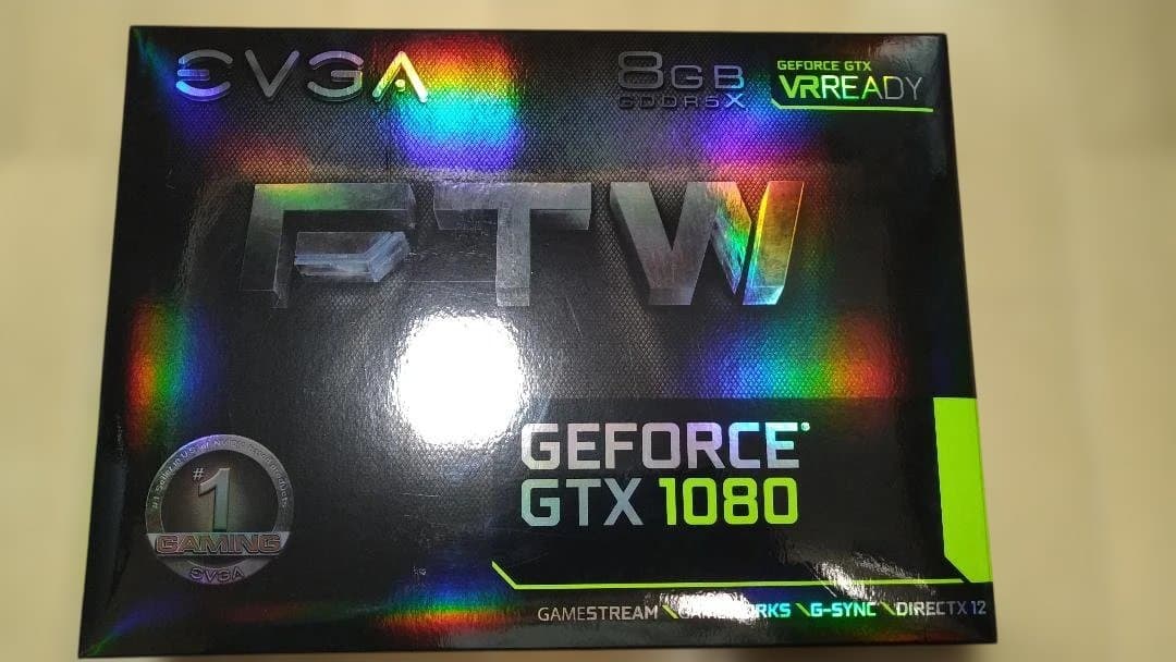 EVGA GeForce GTX 1080 FTW グラフィックボード GPU