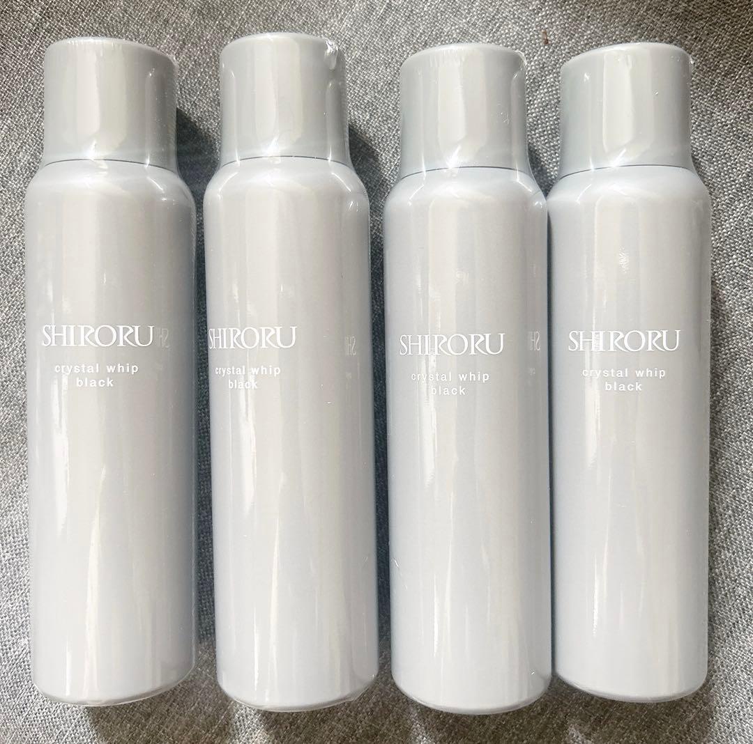 【未開封】シロル　クリスタルホイップ　ブラック　4本セット　SHRORU