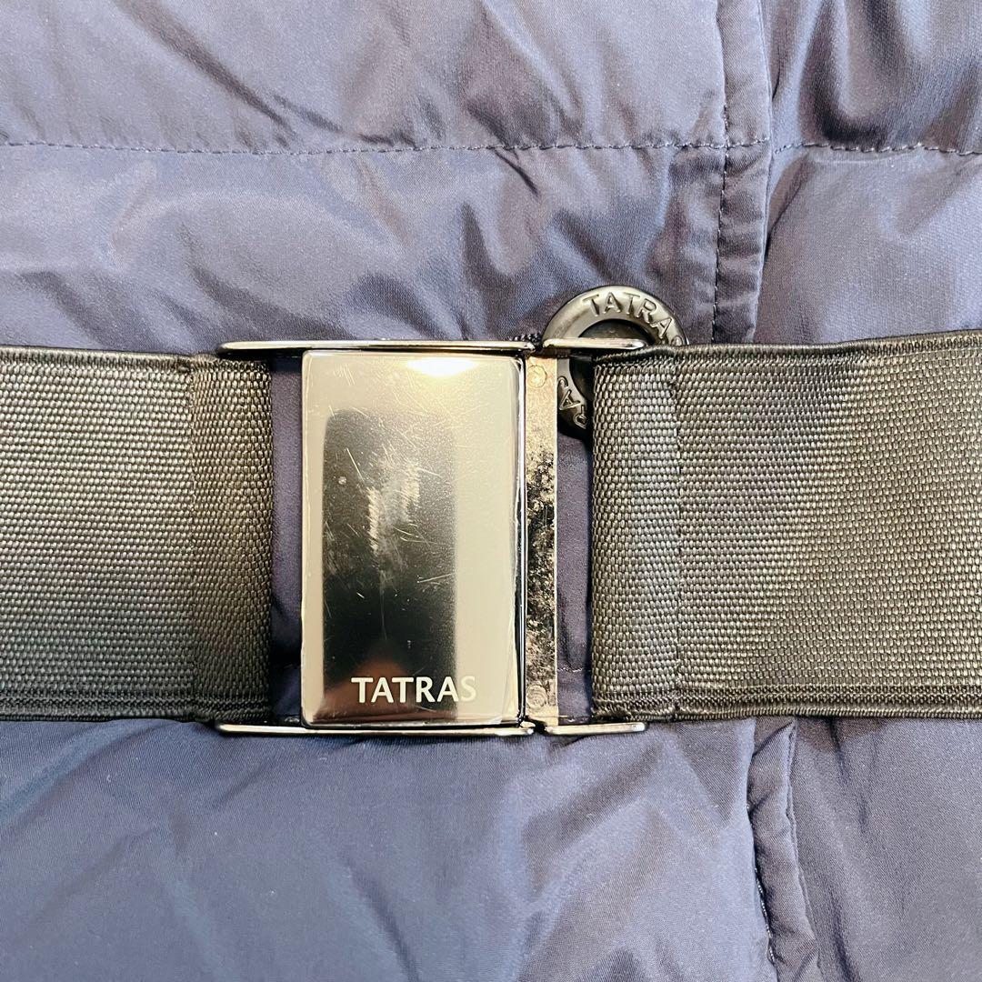 美品 TATRAS アゴーニャ ダウンコート ダウンジャケット ネイビー M