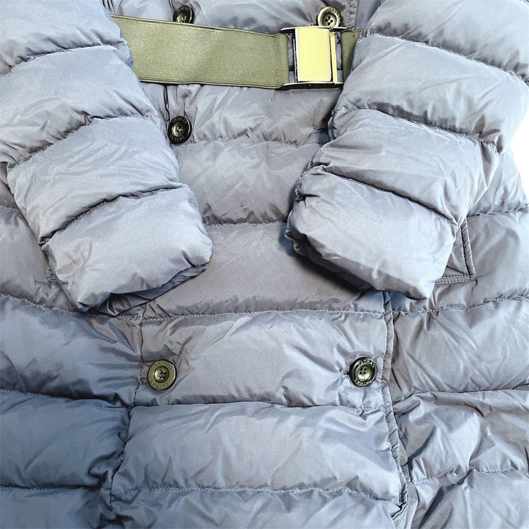 美品 TATRAS アゴーニャ ダウンコート ダウンジャケット ネイビー M