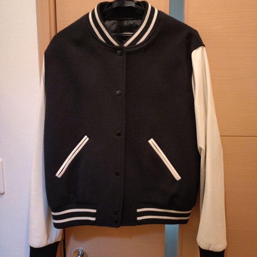 Spick & Span スタジャン ブラック/ホワイト　38サイズ