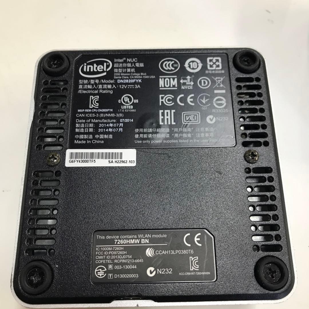 Intel NUC ミニPC 3個