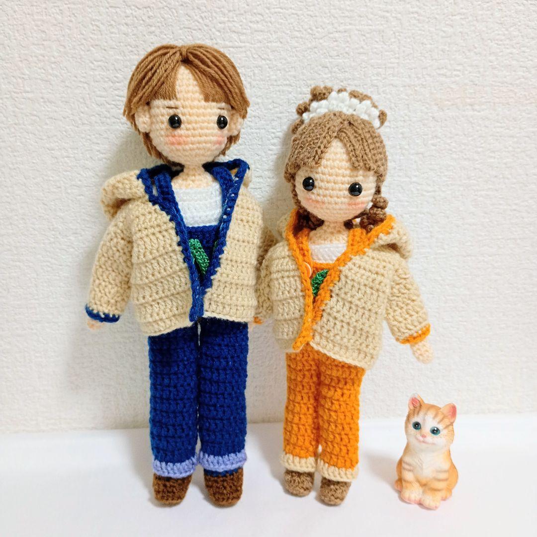 ✿373s 着せ替えあみぐるみ女の子・男の子