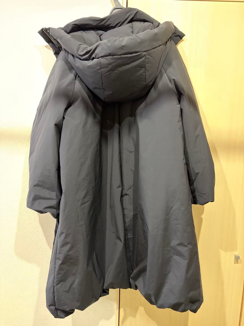 ジャケット・アウター CLANE BALLOON HOODIE LONG DOWN COAT
