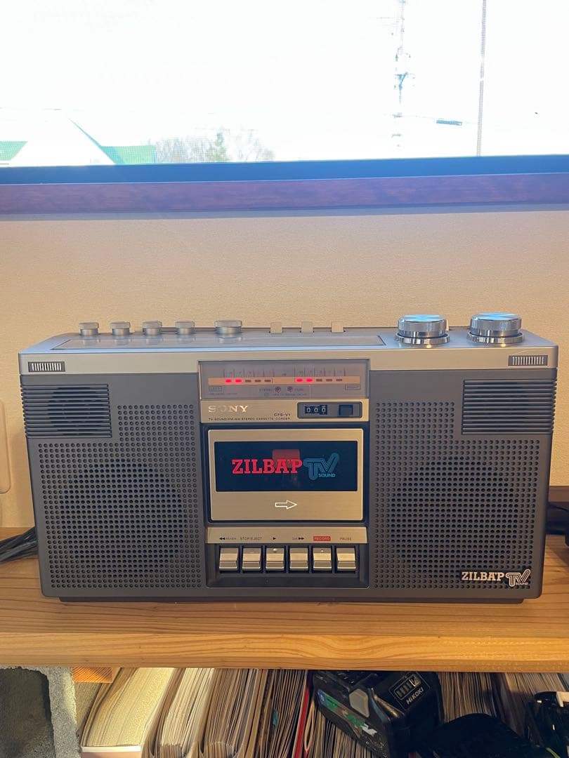 SONY ラジカセ ZILBAP TV CFS-V1