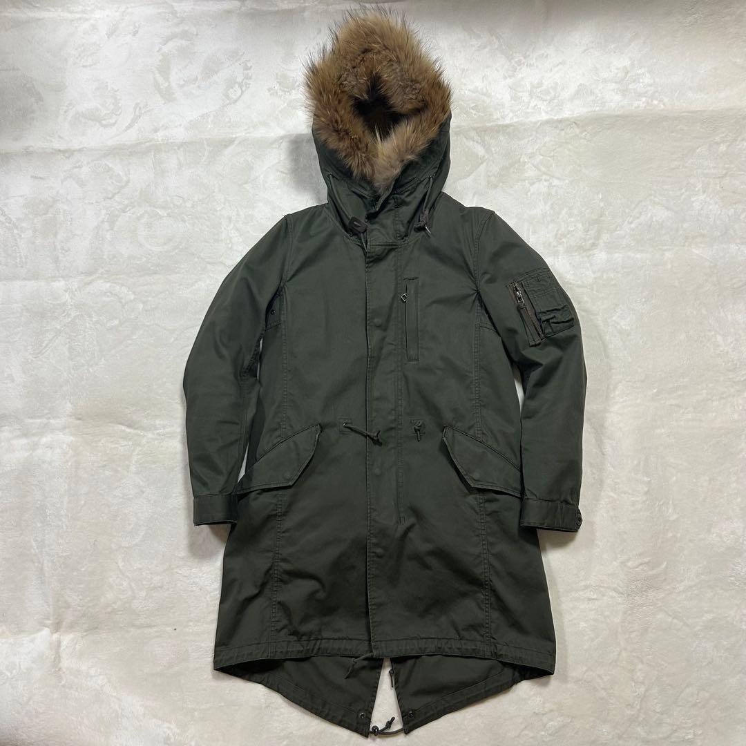 アメリカンラグシー　モッズコート　２Way　M-65　シェルパーカー　カーキ　S