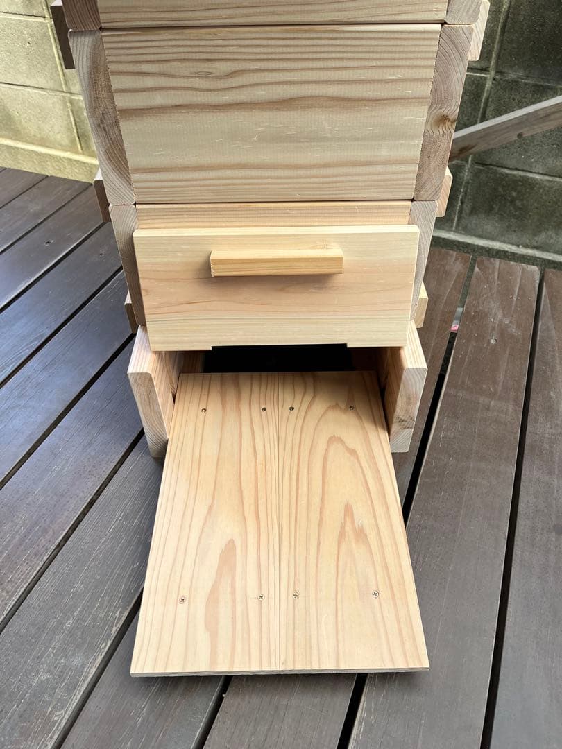 日本蜜蜂重箱式巣箱