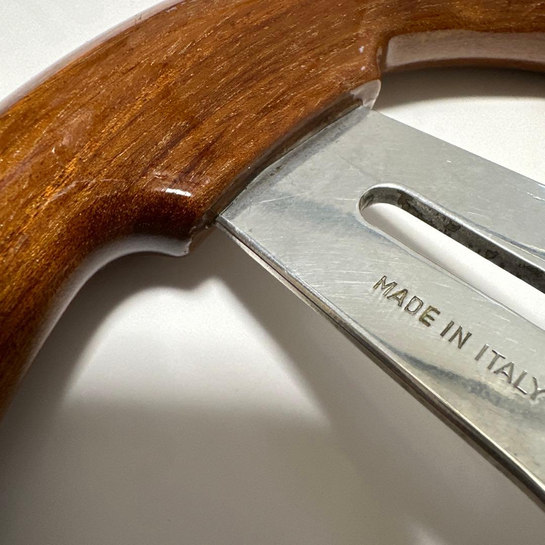 5050【プロフ必読】 　oba ステアリング　ホイール ウッド　旧車