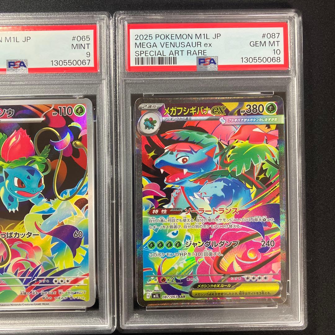 【PSA連番】メガフシギバナ　進化ライン3枚セット