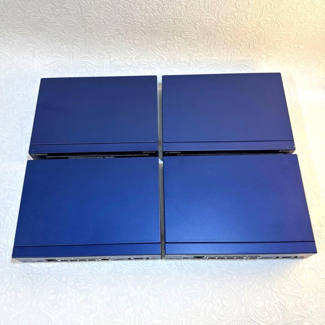 m④YAMAHA RTX830 ギガアクセス VPN ルーター 4台動作品