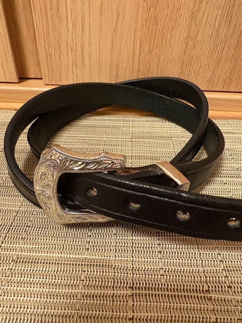 小物 TORY LEATHER WESTERN BELT 32