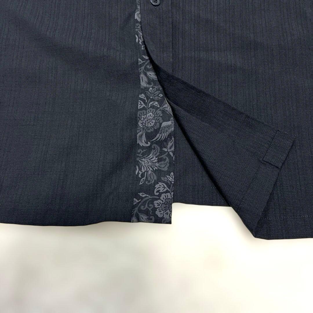 ✨美品 マジュン かりゆしウェア 冠婚葬祭　喪服 長袖 黒 M ブラック