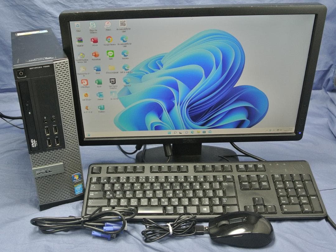 爆速SSD!パソコンセット/DELL 7020SFF/Office/無線/即使用