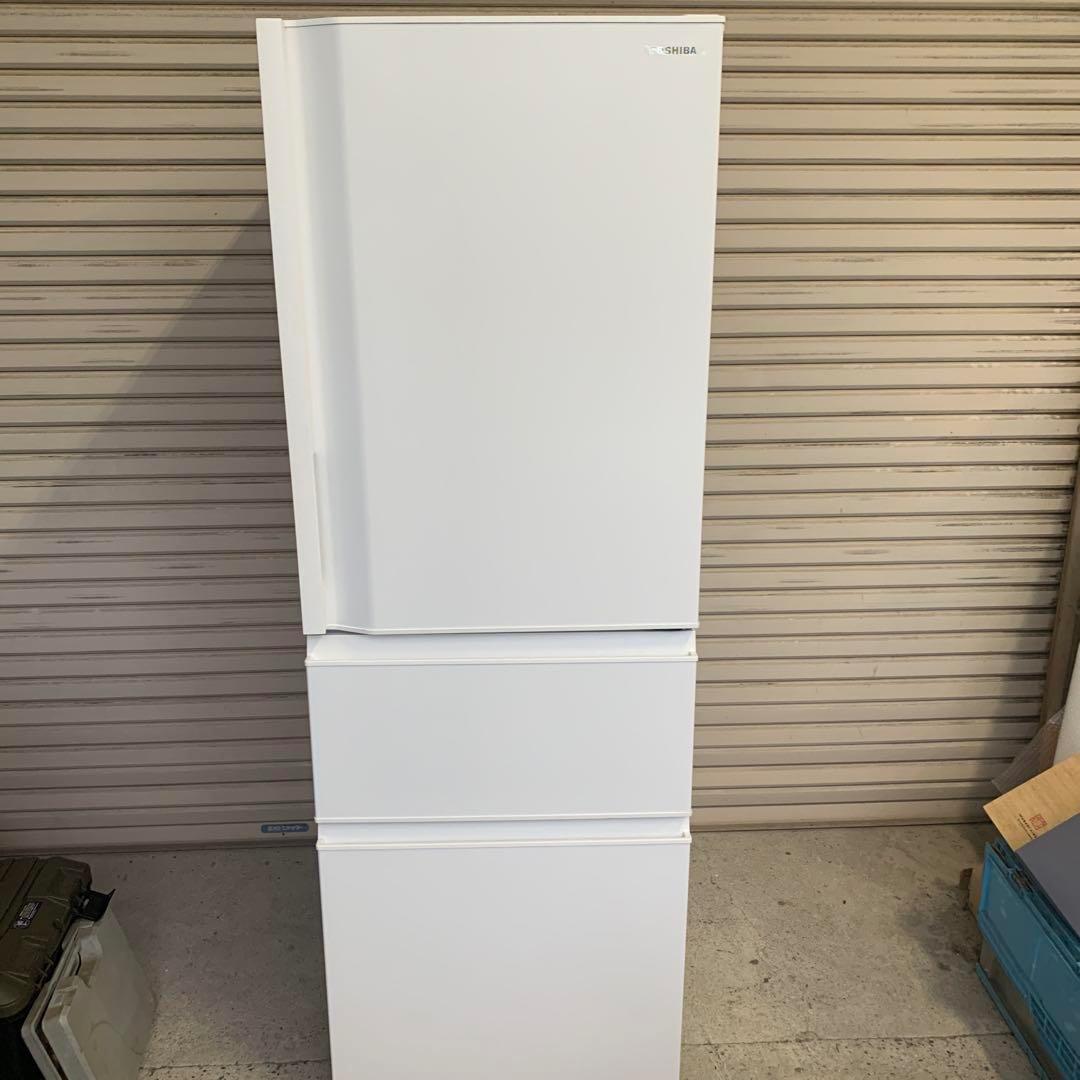 ☆2.【TOSHIBA】東芝ノンフロン冷凍冷蔵庫 ホワイト 2024年製